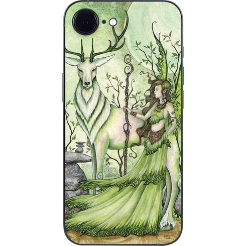 Guardian Fairy and Stag by Amy Brown iPhone 16e Skin